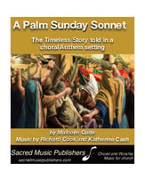 A Palm Sunday Sonnet SATB choral sheet music cover